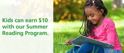 Free $10 for Kids at TD Bank (Summer Reading Program)