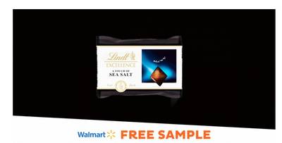 Free Lindt Excellence Dark Chocolate Sample at Walmart