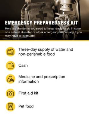 Free Emergency Preparedness Kit Magnet