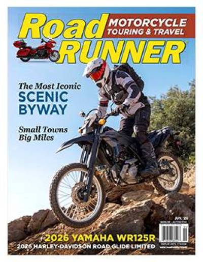 Free 1-Year Subscription to RoadRUNNER Motorcycle Magazine