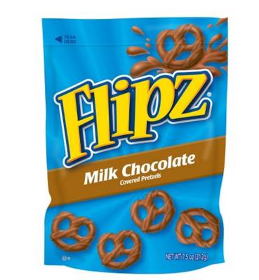 Free Flipz Milk Chocolate or White Fudge Covered Pretzels at at Shoppers, Hornbachers, and Cub Stores