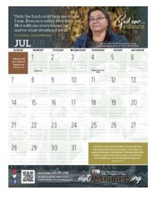 Free 2019 Tribal Trails Wall Calendar