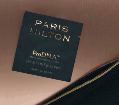 Free Paris Hilton ProD.N.A. Face & Décolletage Cream and Lift & Firm Eye Cream Sample