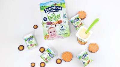 Free Stonyfield Organic YoBaby Veggie Whole Milk Yogurt (Apply)