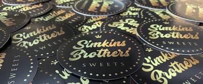 3 Free Simkins Brothers' Sweets Stickers