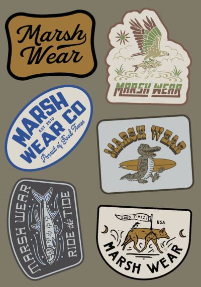 Free Marsh Wear Clothing Stickers