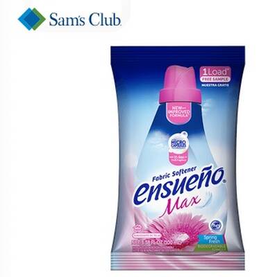 Free Ensueno Fabric Softener and all free clear laundry detergent sample Sample at Sam's Club