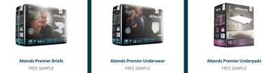 Free Attends Briefs, Protective Underwear, or Pads Sample