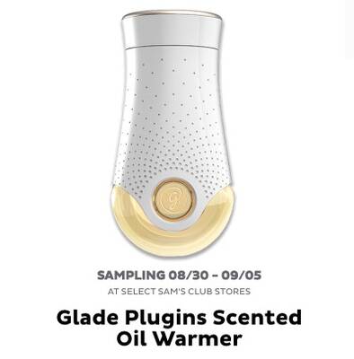 Free Glade Plugins Scented Oil Warmer, VitaCup Coffee Pot Sample at Sam's Club