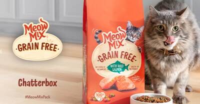 Free Meow Mix Grain Free Cat Food Chatterbox Kit (Apply)