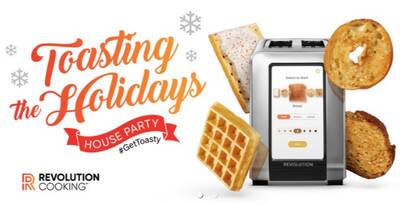 Free Revolution Cooking Toasting the Holidays House Party Kit (Apply)