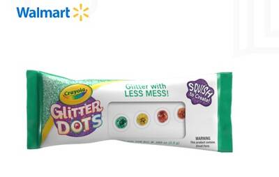 Free Crayola Glitter Dots Sample at Walmart