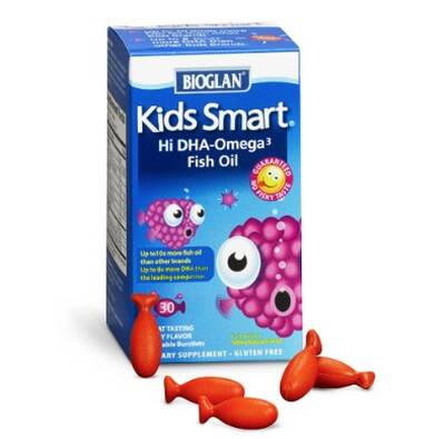 Free Kids Smart High DHA Fish Oil Chewable Burstlets (Apply)