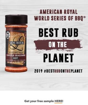 Free Loubier Hot Chipotle Seasoning Sample