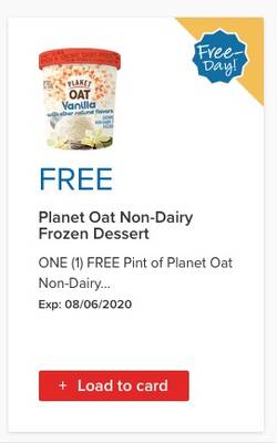 Free Planet Oat Non-Dairy Frozen Dessert at Stop & Shop