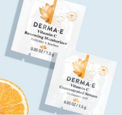 Free Derma E Vitamin C Serum + Moisturizer Sample