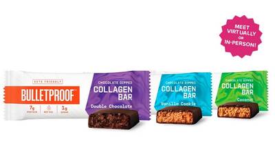 Free Bulletproof Chocolate Dipped Collagen Bars (Apply)