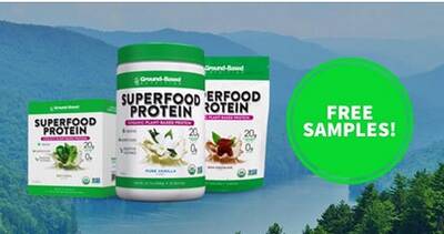 Free Ground-Based Nutrition Superfood Protein Sample