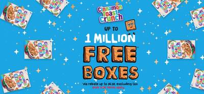 Free Box of Cinnamon Toast Crunch Cereal