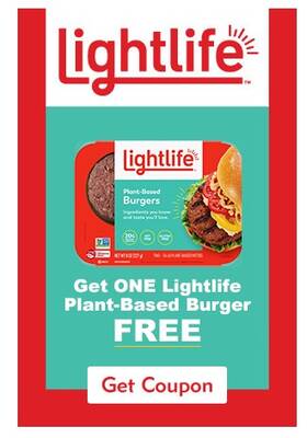 Free Lightlife Plant-Based Burger Product