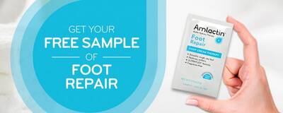 Free AmLactin Foot Repair Sample