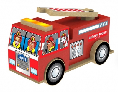 Free Fire Truck at Lowe's Build and Grow (10/10)