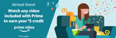 Free $5 Amazon Credit (Prime Members Only)