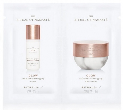 Free Ritual of Namaste Glow Anti-Aging Day Cream and Serum Sample