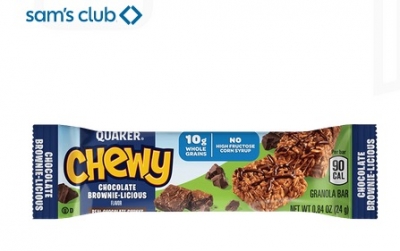 Free Quaker Chewy Chocolate Brownie-Licious Bar Samples at Sam's Club