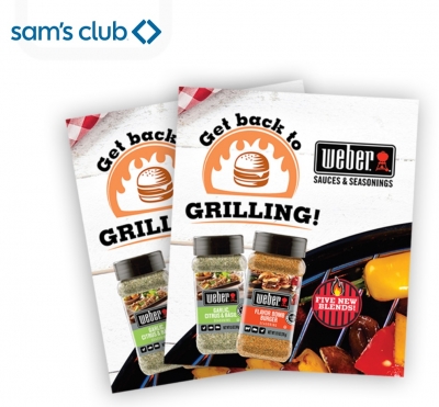 Free Weber Seasoning Recipe Book at Sam's Club Stores