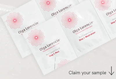 Free Olga Lorencin Skincare Red Carpet Facial Mini Sample