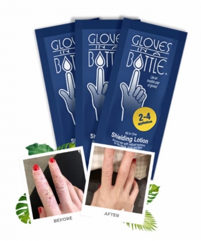 Free Gloves in a Bottle Hand Shielding Lotion Sample