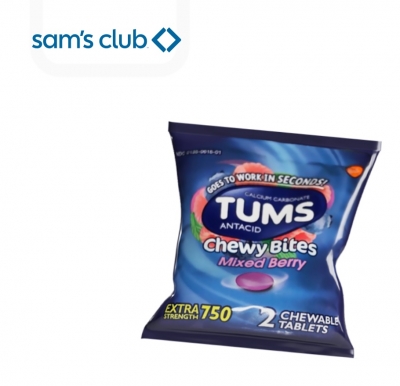 Free TUMS Chewy Bites Sample at Sam's Club