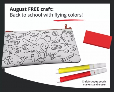 Free Back to School Pouch, Markers and Eraser at JCPenney (8/14)