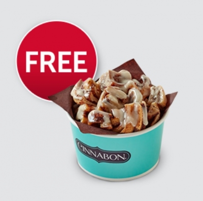 Free Cinnabon Center of the Roll at Pilot Flying J Travel Centers