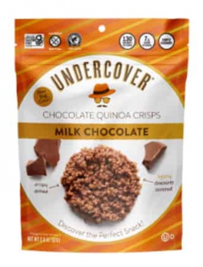 Free Undercover Snacks’ Milk Chocolate Quinoa Crisps (Apply)