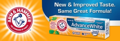Free Arm & Hammer Toothpaste Sample