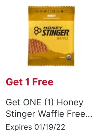 Free Honey Stinger Waffle at Giant Eagle