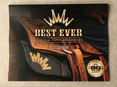 Free 2022 Best Ever Custom Saddle Pads Calendar