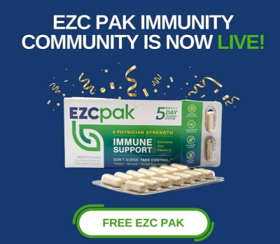 FREE EZC Pak 5-Day Tapered Immune Support Pack