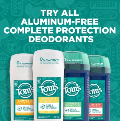 Free Tom's of Maine Complete Protection Aluminum-Free Natural Deodorant (Apply)