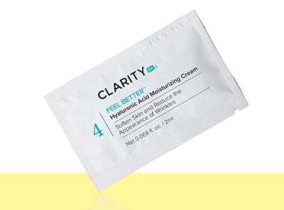 Free ClarityRx Feel Better Hyaluronic Acid Moisturizing Cream Sample