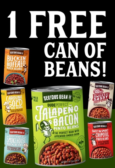 Free Can of Serious Bean Co. Beans