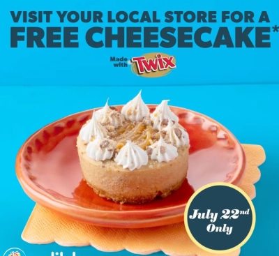 Free Cheesecake at Edible Arrangements (TODAY)