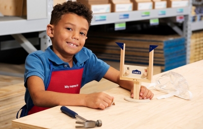 Lowe's Kids Workshop: Free Football Goal Post Kit