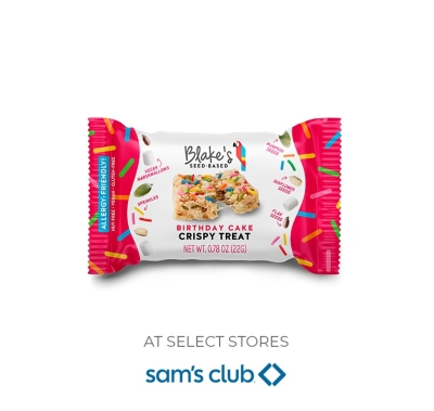 Free Blake's Seed Based Crispy Treats - Birthday Cake Sample at Sam's Club