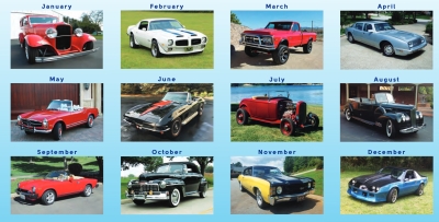Free NAC Classic Vehicles Wall Calendar