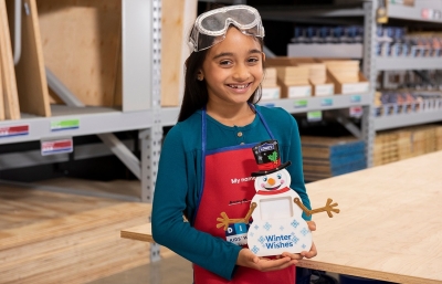 Free Wooden Snowman Picture Frame at Lowe's (1/21)