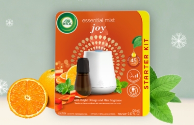 Free Essential Mist Diffuser Starter Kit From Air Wick