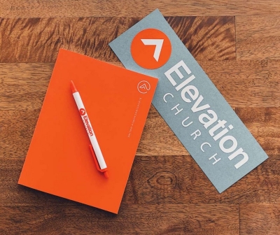 Free Elevation Church Journal, Pen, and Sticker